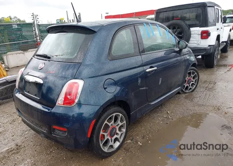 2015 Fiat 500 Sport z USA, uszkodzony, nr VIN 3C3CFFBR7FT707333